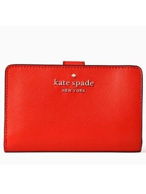 KATE SPADE♠️New York ❤️Staci❤️ GAZPACHO MEDIUM COMPACT BIFOLD WALLET 🌟EUC🌟
